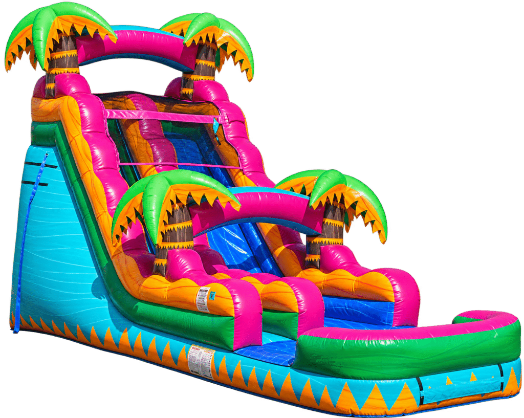 Tropical Inflatable Water Slide Cutout